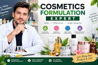 formulate skincare and beauty products for your brand