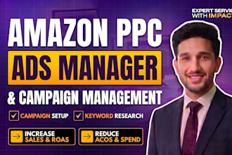 be your amazon ppc manager, amazon ad campaigns manager