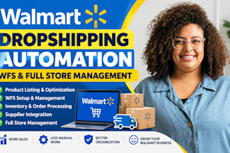 walmart dropshipping automation walmart wfs dropshipping full store management