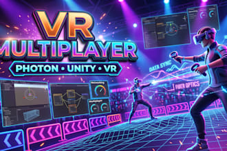 add multiplayer, photon networking and VR mechanics to your unity game