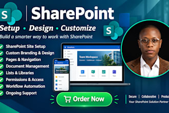 design and develop a professional sharepoint website