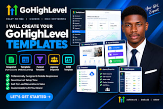 ghl snapshot, ghl template, funnel template, agency snapshot, ghl CRM template