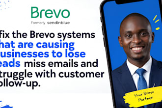 build brevo CRM, fix brevo email deliverability and setup transactional email