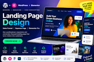 design a professional one page website