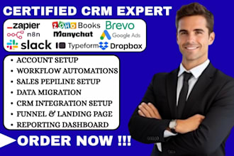 do zapier slack brevo zoho books typeform notion dropbox google ads manychat n8n