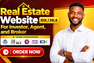build real estate website with idx mls integration for realtors in wordpress