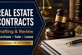 professionally review your residential property contract as a US attorney