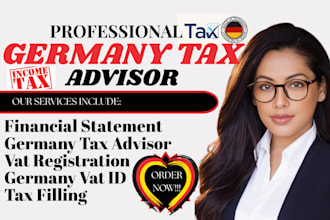 handle german corporate tax, german vat and datev bookkeeping as an expert