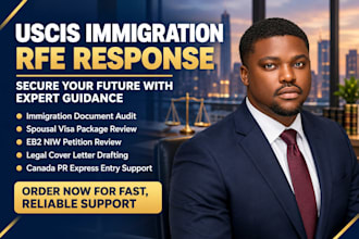 review uscis rfe response and immigration document