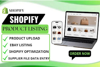 shopify product listing bulk csv product upload import supplier file data entry