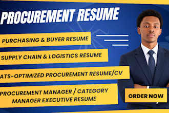 write an procurement, purchasing and supply chain resume