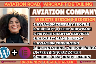 aviation company website, aviation website, aviation business website