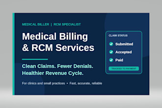 do medical billing, claim submission and rcm