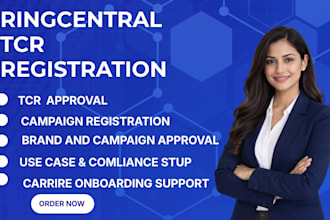set up a2p 10dlc registration and ringcentral SMS