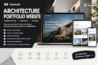 build webstudio architecture competition website portfolio project page