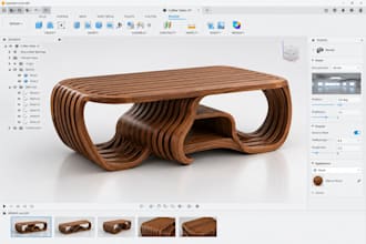 do 3d furniture design, shop drawings, cnc design, furniture design and cad