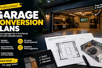 draw adu and garage permit plans