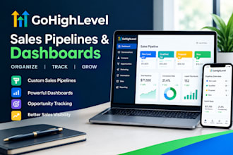 set up gohighlevel sales pipelines and custom dashboards