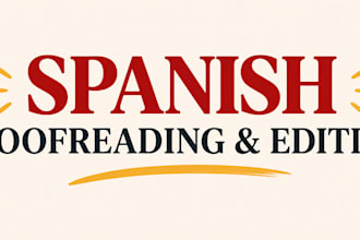 proofread spanish website or text
