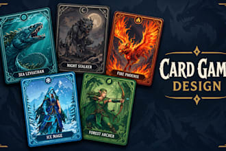 design card game design, card template, card frame, and trading card game tcg