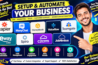zapier manychat honeybook voiceflow teamgate eway CRM spiro c2crm jobnimbus