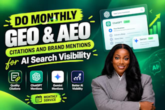 do monthly GEO and aeo citations and brand mentions for ai search visibility