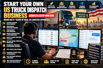 help you start a US truck dispatching business from scratch