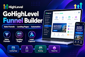 build gohighlevel funnel, ghl sales funnel