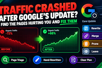 find why ai written pages lost google traffic and rewrite the worst ones