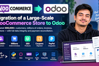 migration, report generation and custom development in odoo