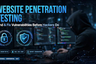do website vulnerability scan and owasp pentest report
