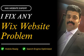 fix wix website, wix website design, redesign wix website, wix expert