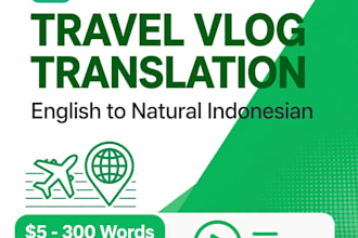 translate english youtube video to accurate indonesian subtitles