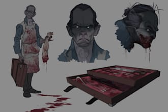 design a dark fantasy creature or monster for your game or book