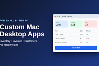 build a custom mac desktop app for your small business