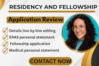 edit your medical fellowship personal statement for clarity impact and authentic