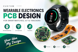 design wearable electronics pcb for smartwatches, iot and trackers
