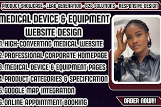 build a high converting medical device and equipment manufacturers website