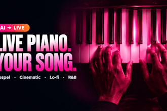 record a professional piano session for gospel, cinematic, lofi or rnb