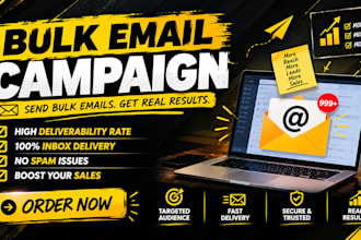 do bulk emall blast, send mass email, and email marketing campaign