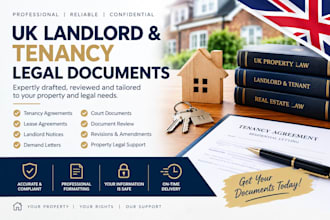 provide UK landlord law, tenancy agreements and legal documents