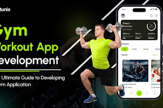 develop fitness app, health app, gym app, fitness website