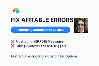 fix, troubleshoot, and repair your airtable base errors