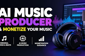 be your ai music producer and monetize your music for you