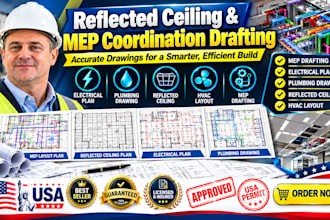 draft electrical blueprints plumbing schedules and mechanical maps