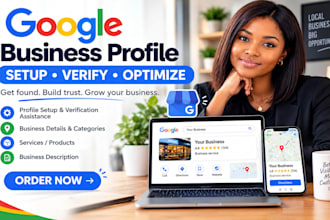 verify and optimize your google business profile gmb listing  gmb profile setup