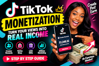 complete tik tok monetization, organic tik tok viral, in creator reward program