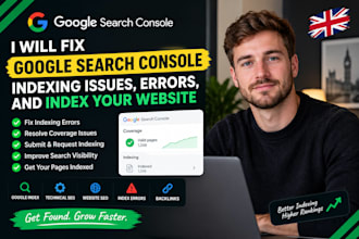 fix google search console indexing issues, errors, and index your website