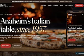 redesign your restaurant menu as a clean modern PDF