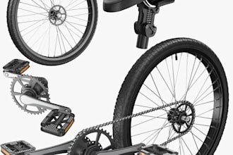 create 3d bicycle parts, bike components and cad models